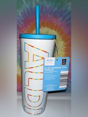 🆕 ALDI- 24 oz Stainless Steel Tumbler